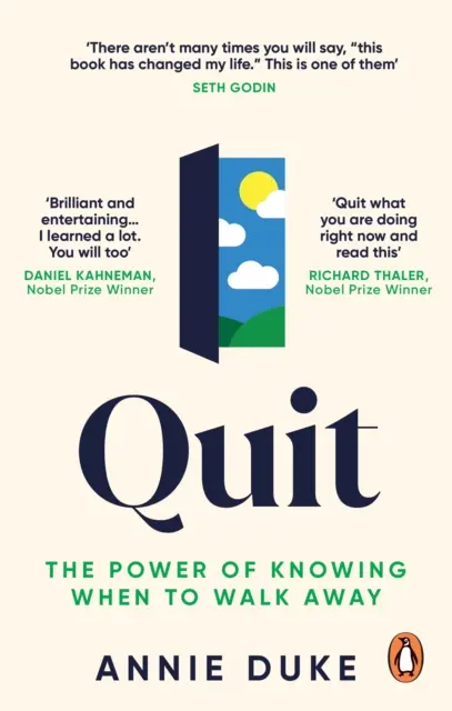 Quitter - Le pouvoir de savoir quand s'en aller - Quit - The Power of Knowing When to Walk Away