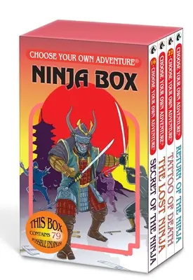 Choisissez votre propre aventure Coffret de 4 livres Ninja Box (Secret du Ninja, Tatouage de la mort, Le Ninja perdu, Retour du Ninja) - Choose Your Own Adventure 4-Book Boxed Set Ninja Box (Secret of the Ninja, Tattoo of Death, the Lost Ninja, Return of the Ninja)