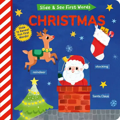 Glissez et voyez les premiers mots : Noël - Slide and See First Words: Christmas