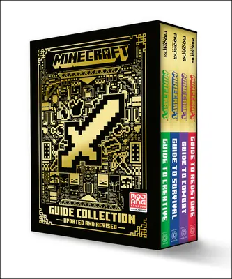 Minecraft : Guide Collection 4-Book Boxed Set (Updated) : Survie (mise à jour), Création (mise à jour), Redstone (mise à jour), Combat - Minecraft: Guide Collection 4-Book Boxed Set (Updated): Survival (Updated), Creative (Updated), Redstone (Updated), Combat