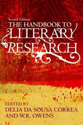 Manuel de recherche littéraire - The Handbook to Literary Research