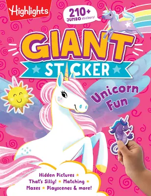 Une licorne géante en autocollant - Giant Sticker Unicorn Fun