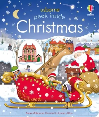 Coup d'œil sur Noël : Un livre de Noël pour les enfants - Peek Inside Christmas: A Christmas Holiday Book for Kids