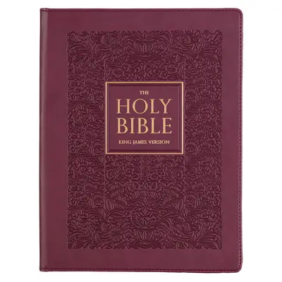 KJV Holy Bible, Large Print Note-Taking Bible, couverture rigide en similicuir - King James Version, Plum - KJV Holy Bible, Large Print Note-Taking Bible, Faux Leather Hardcover - King James Version, Plum