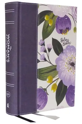 KJV, la Bible d'étude pour femmes, couverture en tissu floral violet, lettres rouges, édition en couleurs, impression confortable (indexation par le pouce) : Recevoir la vérité de Dieu pour - Kjv, the Woman's Study Bible, Purple Floral Cloth Over Board, Red Letter, Full-Color Edition, Comfort Print (Thumb Indexed): Receiving God's Truth for