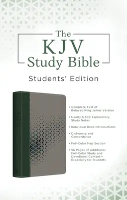 La Bible d'étude KJV, édition pour étudiants [Cyprès & Fumée] - The KJV Study Bible, Students' Edition [Cypress & Smoke]