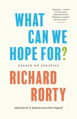 Que pouvons-nous espérer? : Essais sur la politique - What Can We Hope For?: Essays on Politics