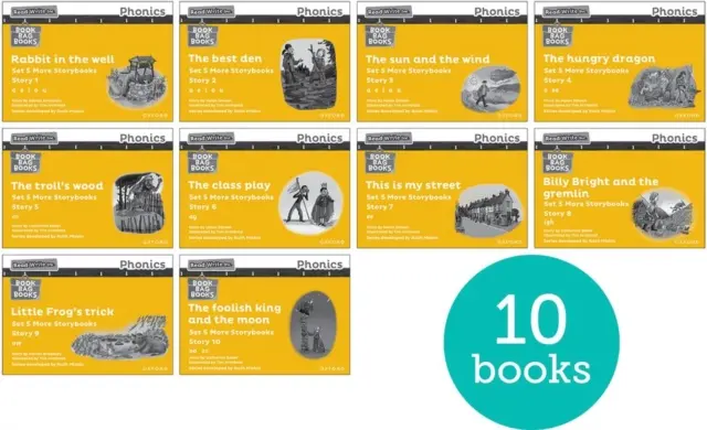 Read Write Inc. Phonics : Yellow Set 5 More Black & White Storybooks (Pack of 10) - Read Write Inc. Phonics: Yellow Set 5 More Black & White Storybooks (Pack of 10)