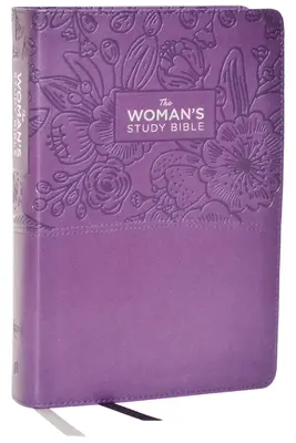 Kjv, la Bible d'étude pour femmes, Purple Leathersoft, Red Letter, Full-Color Edition, Comfort Print (Thumb Indexed) : Recevoir la vérité de Dieu pour l'équilibre, Ho - Kjv, the Woman's Study Bible, Purple Leathersoft, Red Letter, Full-Color Edition, Comfort Print (Thumb Indexed): Receiving God's Truth for Balance, Ho