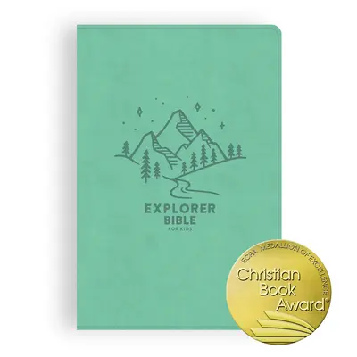 CSB Explorer Bible for Kids, Light Teal Mountains Leathertouch : Placer la Parole de Dieu au cœur du monde de Dieu - CSB Explorer Bible for Kids, Light Teal Mountains Leathertouch: Placing God's Word in the Middle of God's World