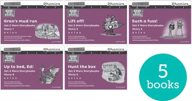 Read Write Inc. Phonics : Purple Set 2 More Black & White Storybooks (Pack of 5) - Read Write Inc. Phonics: Purple Set 2 More Black & White Storybooks (Pack of 5)