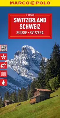 Suisse (carte Marco Polo) - Switzerland Marco Polo Map