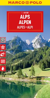 Alpes Marco Polo (carte) - Alps Marco Polo Map