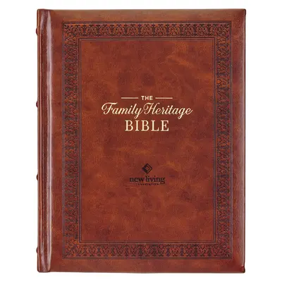 NLT Family Heritage Bible, Bible de dévotion familiale en gros caractères pour l'étude, New Living Translation Holy Bible Faux Leather Hardcover, Additional Interac - NLT Family Heritage Bible, Large Print Family Devotional Bible for Study, New Living Translation Holy Bible Faux Leather Hardcover, Additional Interac