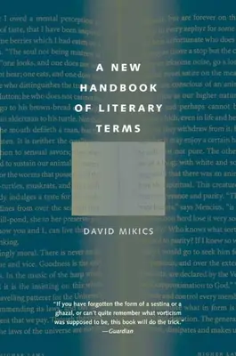 Un nouveau manuel de termes littéraires - A New Handbook of Literary Terms