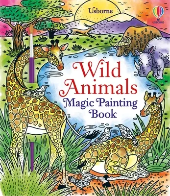 Livre de peinture magique sur les animaux sauvages - Wild Animals Magic Painting Book