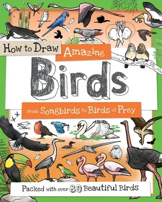 Comment dessiner des oiseaux étonnants : Des oiseaux chanteurs aux oiseaux de proie - How to Draw Amazing Birds: From Songbirds to Birds of Prey