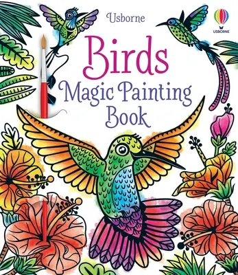 Livre de peinture magique sur les oiseaux - Birds Magic Painting Book