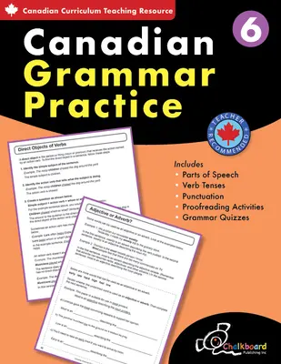 Pratique de la grammaire canadienne 6 - Canadian Grammar Practice 6