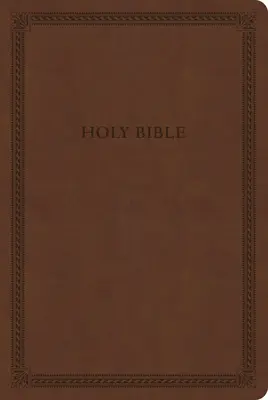 CSB Large Print Thinline Bible, Brown Leathertouch, Value Edition (en anglais) - CSB Large Print Thinline Bible, Brown Leathertouch, Value Edition