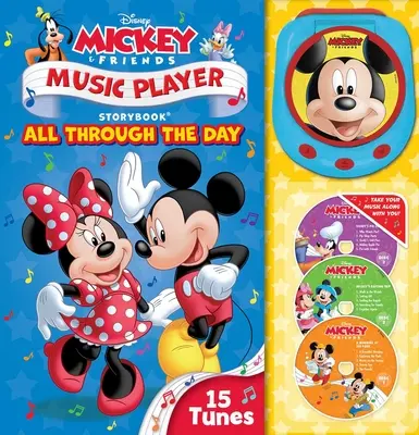 Disney Mickey Mouse : Le livre d'histoire du lecteur de musique Tout au long de la journée - Disney Mickey Mouse: All Through the Day Music Player Storybook