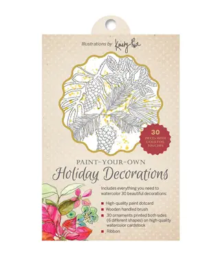 Décorations de vacances à peindre soi-même : Illustrations de Kristy Rice - Paint-Your-Own Holiday Decorations: Illustrations by Kristy Rice