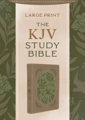 La Bible d'étude KJV, gros caractères [Rameaux d'olivier] - The KJV Study Bible, Large Print [Olive Branches]