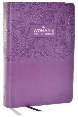Kjv, la Bible d'étude de la femme, pourpre Leathersoft, lettres rouges, édition en couleurs, impression confortable : La Bible d'étude de la femme, pour l'équilibre, l'espérance et la transformation. - Kjv, the Woman's Study Bible, Purple Leathersoft, Red Letter, Full-Color Edition, Comfort Print: Receiving God's Truth for Balance, Hope, and Transfor