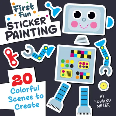 First Fun Sticker Painting : Animaux et amis : 12 scènes colorées à créer - First Fun Sticker Painting: Animals & Friends: 12 Colorful Scenes to Create