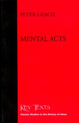 Actes mentaux - Mental Acts