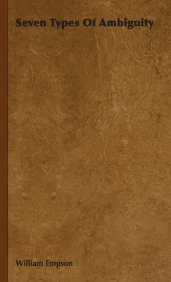 Sept types d'ambiguïté - Seven Types Of Ambiguity