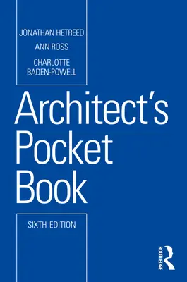Livre de poche de l'architecte - Architect's Pocket Book