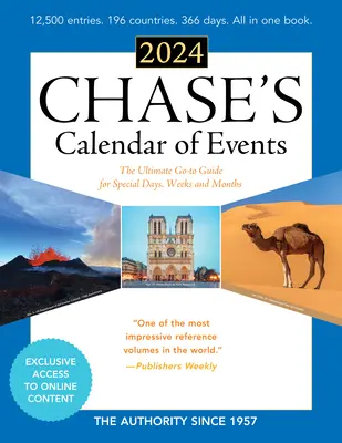Calendrier des événements de Chase 2024 : Le guide ultime pour les jours, semaines et mois spéciaux - Chase's Calendar of Events 2024: The Ultimate Go-To Guide for Special Days, Weeks and Months