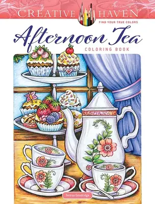 Livre à colorier Afternoon Tea de Creative Haven - Creative Haven Afternoon Tea Coloring Book