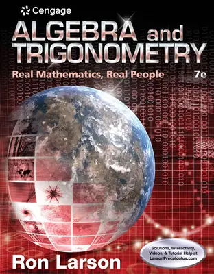 Algèbre et trigonométrie : De vraies mathématiques, de vraies personnes - Algebra and Trigonometry: Real Mathematics, Real People