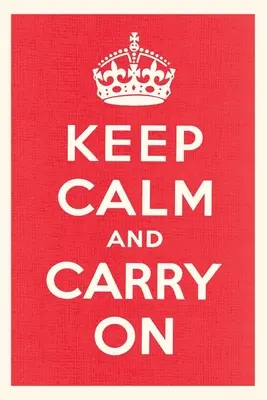 Journal d'époque Gardez votre calme et continuez - Vintage Journal Keep Calm and Carry On