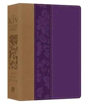 La Bible d'étude de la KJV - Gros caractères [Floret violet] - The KJV Study Bible - Large Print [violet Floret]