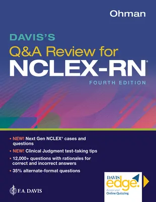 Davis's Q&A Review for Nclex-Rn(r) (en anglais) - Davis's Q&A Review for Nclex-Rn(r)