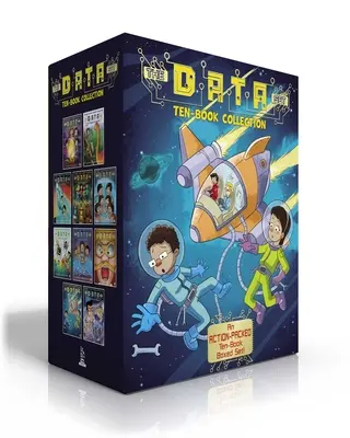 Collection de dix livres de Data Set (Coffret) : La marche des mini-bêtes ; Ne dérangez pas les dinosaures ; Le ciel nous tombe sur la tête ; Les robots font la loi à l'école ; Un cas d'espionnage. - The Data Set Ten-Book Collection (Boxed Set): March of the Mini Beasts; Don't Disturb the Dinosaurs; The Sky Is Falling; Robots Rule the School; A Cas