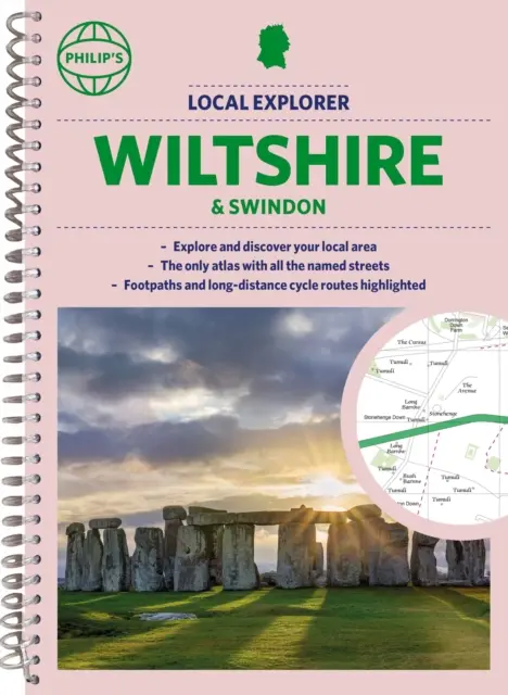 L'atlas local des rues de Philip dans le Wiltshire et Swindon - Philip's Local Explorer Street Atlas Wiltshire and Swindon