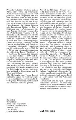 Architecture de protestation : Barricades, camps, tactiques spatiales 1830-2023 - Protest Architecture: Barricades, Camps, Spatial Tactics 1830-2023