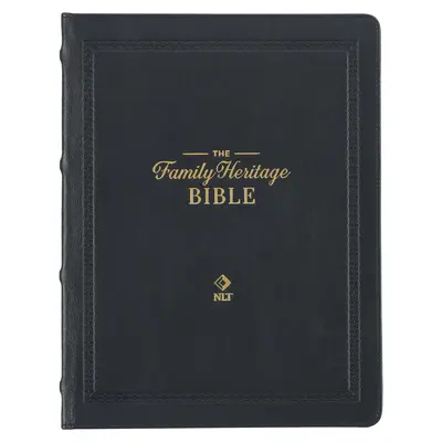 NLT Family Heritage Bible, Large Print Family Devotional Bible for Study, New Living Translation Holy Bible Full-Grain Leather Hardcover, Additional I