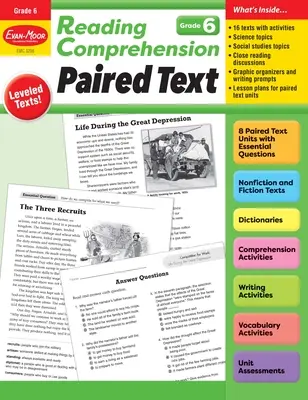 Compréhension de la lecture : Paired Text, Grade 6 Teacher Resource - Reading Comprehension: Paired Text, Grade 6 Teacher Resource