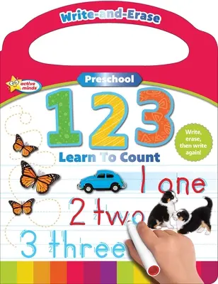 Active Minds Write-And-Erase Preschool 123 : Apprendre à compter - Active Minds Write-And-Erase Preschool 123: Learn to Count