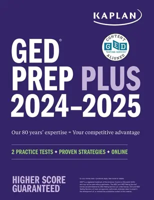 GED Test Prep Plus 2024-2025 : Comprend 2 tests d'entraînement complets, plus de 1000 questions d'entraînement et plus de 60 vidéos en ligne. - GED Test Prep Plus 2024-2025: Includes 2 Full Length Practice Tests, 1000+ Practice Questions, and 60+ Online Videos