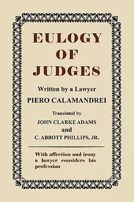 L'éloge des juges - Eulogy of Judges