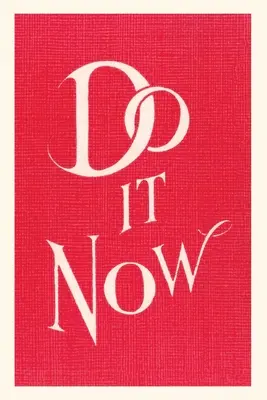 Journal d'époque Slogan Do it Now - Vintage Journal Do it Now Slogan