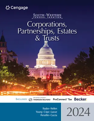 L'impôt fédéral du Sud-Ouest 2024 : Sociétés, sociétés de personnes, successions et fiducies - South-Western Federal Taxation 2024: Corporations, Partnerships, Estates and Trusts