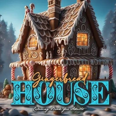 Livre de coloriage de maisons en pain d'épices pour adultes : Livre de coloriage de maisons en pain d'épice pour adultes en niveaux de gris Livre de coloriage de Noël en niveaux de gris - Gingerbread Houses Coloring Book for Adults: Gingerbread House Coloring Book for adults grayscale Christmas Coloring Book Grayscale