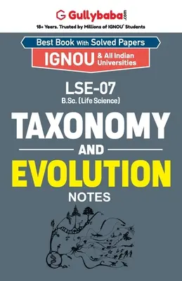 LSE-07 Taxonomie et évolution - LSE-07 Taxonomy and Evolution